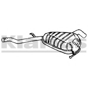 KLARIUS 240701 Средний глушитель выхлопных газов для FIAT (Фиат) KLARIUS 240701 Средний глушитель выхлопных газов для FIAT (Фиат)