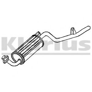 KLARIUS 250049 Глушитель выхлопных газов конечный для MITSUBISHI MONTERO (Митсубиши/митсубиси Монтэро) KLARIUS 250049 Глушитель выхлопных газов конечный для MITSUBISHI MONTERO (Митсубиши/митсубиси Монтэро)