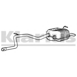 KLARIUS 250106 Глушитель выхлопных газов конечный для FORD MONDEO (Форд Мондэо) KLARIUS 250106 Глушитель выхлопных газов конечный для FORD MONDEO (Форд Мондэо)