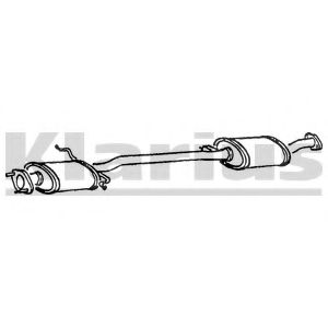 KLARIUS 250163 Средний глушитель выхлопных газов для MAZDA 323 III (Мазда 323 3) KLARIUS 250163 Средний глушитель выхлопных газов для MAZDA 323 III (Мазда 323 3)