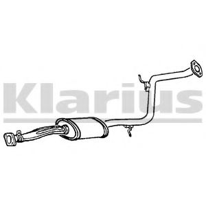 KLARIUS 250165 Средний глушитель выхлопных газов для MAZDA (Мазда) KLARIUS 250165 Средний глушитель выхлопных газов для MAZDA (Мазда)
