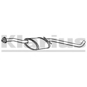 KLARIUS 250235 Средний глушитель выхлопных газов для OPEL OMEGA A (Опель Омэга а) KLARIUS 250235 Средний глушитель выхлопных газов для OPEL OMEGA A (Опель Омэга а)