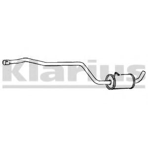 KLARIUS 260168 Средний глушитель выхлопных газов для FORD FIESTA (Форд Фиэста) KLARIUS 260168 Средний глушитель выхлопных газов для FORD FIESTA (Форд Фиэста)