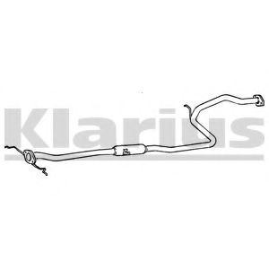 KLARIUS 260240 Средний глушитель выхлопных газов для MAZDA (Мазда) KLARIUS 260240 Средний глушитель выхлопных газов для MAZDA (Мазда)