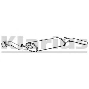KLARIUS 260444 Глушитель выхлопных газов конечный для RENAULT MASTER I (Рено Мастэр и) KLARIUS 260444 Глушитель выхлопных газов конечный для RENAULT MASTER I (Рено Мастэр и)