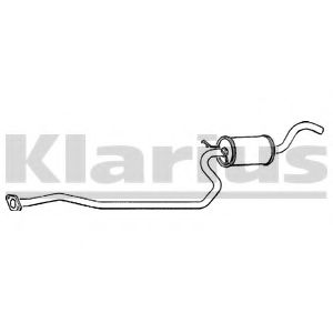 KLARIUS 260469 Средний глушитель выхлопных газов для FORD FIESTA (Форд Фиэста) KLARIUS 260469 Средний глушитель выхлопных газов для FORD FIESTA (Форд Фиэста)