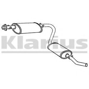 KLARIUS 260529 Глушитель выхлопных газов конечный для CITROëN (Cитроëн) KLARIUS 260529 Глушитель выхлопных газов конечный для CITROëN (Cитроëн)