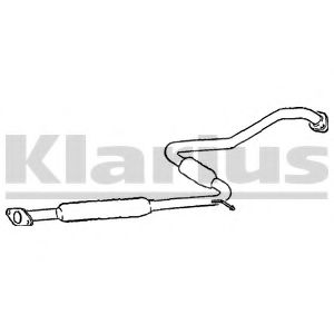 KLARIUS 260611 Средний глушитель выхлопных газов 