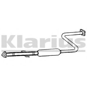 KLARIUS 260626 Средний глушитель выхлопных газов 