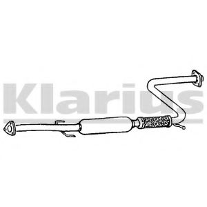KLARIUS 260628 Средний глушитель выхлопных газов 