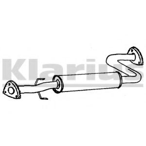 KLARIUS 260638 Средний глушитель выхлопных газов 