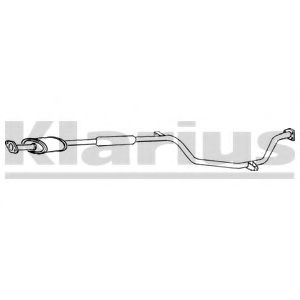 KLARIUS 260744 Средний глушитель выхлопных газов 