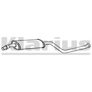 KLARIUS 260750 Средний глушитель выхлопных газов 