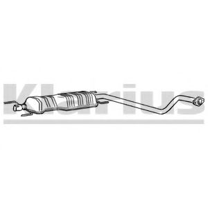 KLARIUS 260767 Средний глушитель выхлопных газов 