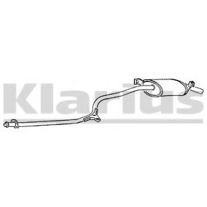 KLARIUS 270012 Глушитель выхлопных газов конечный 
