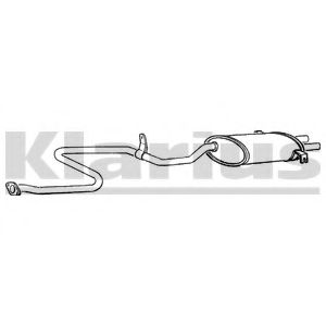 KLARIUS 270033 Глушитель выхлопных газов конечный 