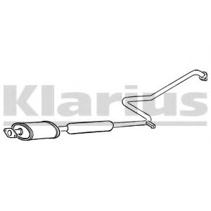 KLARIUS 270043 Средний глушитель выхлопных газов 