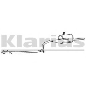 KLARIUS 270122 Глушитель выхлопных газов конечный 