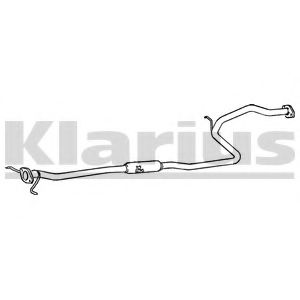 KLARIUS 270123 Средний глушитель выхлопных газов 