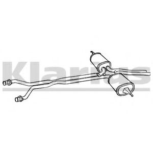 KLARIUS 270142 Средний глушитель выхлопных газов для MERCEDESBENZ (Мерседес бенц) KLARIUS 270142 Средний глушитель выхлопных газов для MERCEDESBENZ (Мерседес бенц)