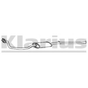 KLARIUS 270149 Средний глушитель выхлопных газов для PEUGEOT 205 II (Пежо 205 2) KLARIUS 270149 Средний глушитель выхлопных газов для PEUGEOT 205 II (Пежо 205 2)