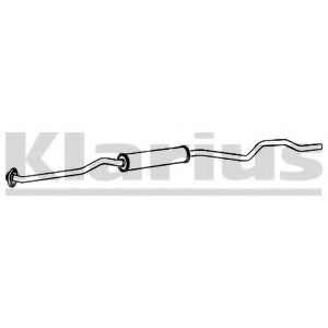 KLARIUS 270209 Средний глушитель выхлопных газов 