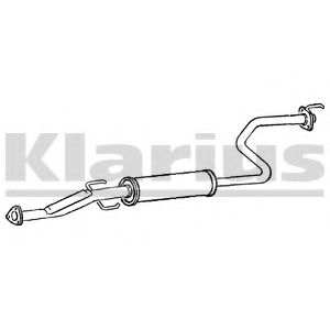KLARIUS 270413 Средний глушитель выхлопных газов для HONDA CIVIC VI (Хонда Цивик 6) KLARIUS 270413 Средний глушитель выхлопных газов для HONDA CIVIC VI (Хонда Цивик 6)