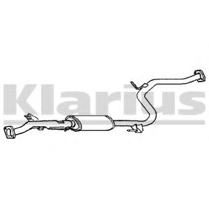 KLARIUS 270417 Средний глушитель выхлопных газов для MAZDA FAMILIA V (Мазда Фамилиа v) KLARIUS 270417 Средний глушитель выхлопных газов для MAZDA FAMILIA V (Мазда Фамилиа v)