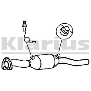 KLARIUS 311134 Катализатор для AUDI 80 (Ауди 80) KLARIUS 311134 Катализатор для AUDI 80 (Ауди 80)