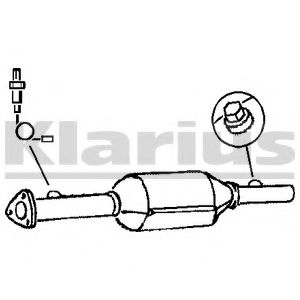 KLARIUS 311173 Катализатор для VOLKSWAGEN PASSAT (Фольксваген Пассат) KLARIUS 311173 Катализатор для VOLKSWAGEN PASSAT (Фольксваген Пассат)