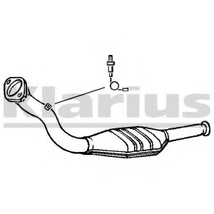 KLARIUS 321011 Катализатор для CITROËN XANTIA (CитроËн Ксантиа) KLARIUS 321011 Катализатор для CITROËN XANTIA (CитроËн Ксантиа)