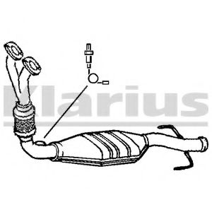 KLARIUS 321232 Катализатор для SAAB 900 II (Сааб 900 2) KLARIUS 321232 Катализатор для SAAB 900 II (Сааб 900 2)