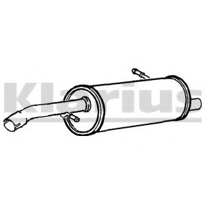 KLARIUS 220751 Глушитель выхлопных газов конечный для CITROëN (Cитроëн) KLARIUS 220751 Глушитель выхлопных газов конечный для CITROëN (Cитроëн)
