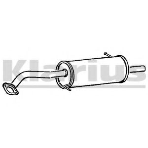 KLARIUS 220757 Глушитель выхлопных газов конечный для MAZDA 323 F VI (Мазда 323 ф6) KLARIUS 220757 Глушитель выхлопных газов конечный для MAZDA 323 F VI (Мазда 323 ф6)