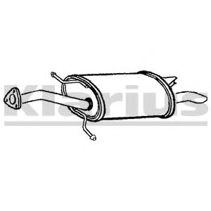 KLARIUS 220787 Глушитель выхлопных газов конечный для MITSUBISHI (Митсубиши/митсубиси) KLARIUS 220787 Глушитель выхлопных газов конечный для MITSUBISHI (Митсубиши/митсубиси)