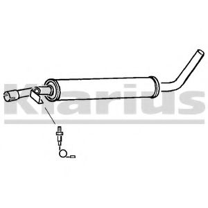 KLARIUS 230803 Средний глушитель выхлопных газов для LADA TAIGA II (Лада Таига 2) KLARIUS 230803 Средний глушитель выхлопных газов для LADA TAIGA II (Лада Таига 2)