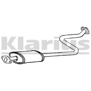 KLARIUS 260846 Средний глушитель выхлопных газов 
