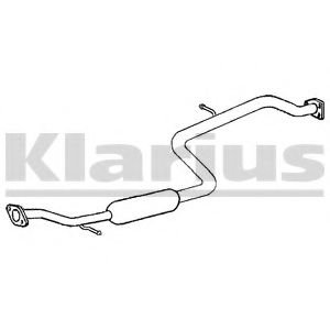 KLARIUS 260885 Средний глушитель выхлопных газов 