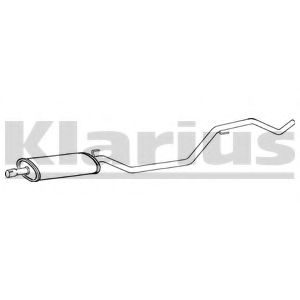 KLARIUS 260887 Глушитель выхлопных газов конечный 