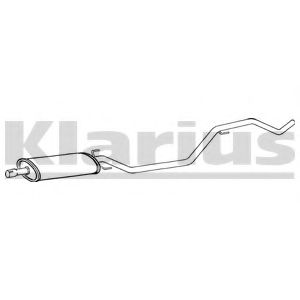 KLARIUS 260888 Средний глушитель выхлопных газов 