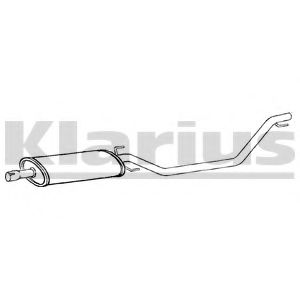 KLARIUS 260889 Средний глушитель выхлопных газов 