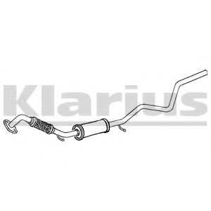 KLARIUS 270586 Средний глушитель выхлопных газов для MAZDA 2 (Мазда 2) KLARIUS 270586 Средний глушитель выхлопных газов для MAZDA 2 (Мазда 2)