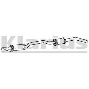 KLARIUS 270587 Средний глушитель выхлопных газов для ROVER 75 ER (Ровер 75 эр) KLARIUS 270587 Средний глушитель выхлопных газов для ROVER 75 ER (Ровер 75 эр)