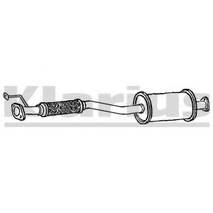 KLARIUS 142726 Предглушитель выхлопных газов для HYUNDAI EXCEL (Хендай Эxcэл) KLARIUS 142726 Предглушитель выхлопных газов для HYUNDAI EXCEL (Хендай Эxcэл)