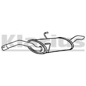 KLARIUS 230896 Глушитель выхлопных газов конечный для PEUGEOT EXPERT (Пежо Эxпэрт) KLARIUS 230896 Глушитель выхлопных газов конечный для PEUGEOT EXPERT (Пежо Эxпэрт)