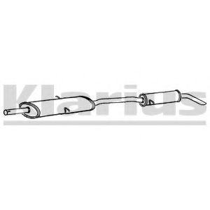 KLARIUS 260943 Средний глушитель выхлопных газов 