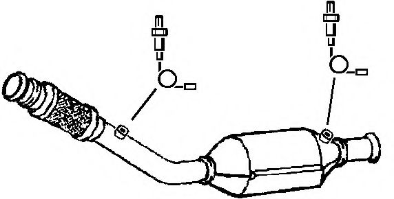 KLARIUS 321624 Катализатор для CITROËN C5 I (CитроËн С5 1)