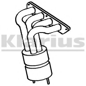 KLARIUS 321726 Катализатор для ROVER 75 ER (Ровер 75 эр) KLARIUS 321726 Катализатор для ROVER 75 ER (Ровер 75 эр)