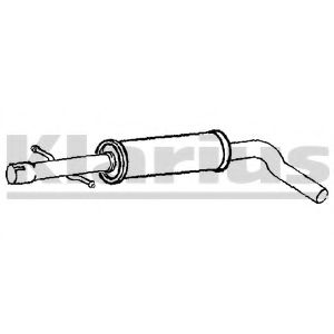 KLARIUS 210835 Средний глушитель выхлопных газов для AUDI TT (Ауди Тт) KLARIUS 210835 Средний глушитель выхлопных газов для AUDI TT (Ауди Тт)