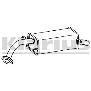 KLARIUS 210841 Глушитель выхлопных газов конечный для DAEWOO KALOS (Дэу Калос) KLARIUS 210841 Глушитель выхлопных газов конечный для DAEWOO KALOS (Дэу Калос)
